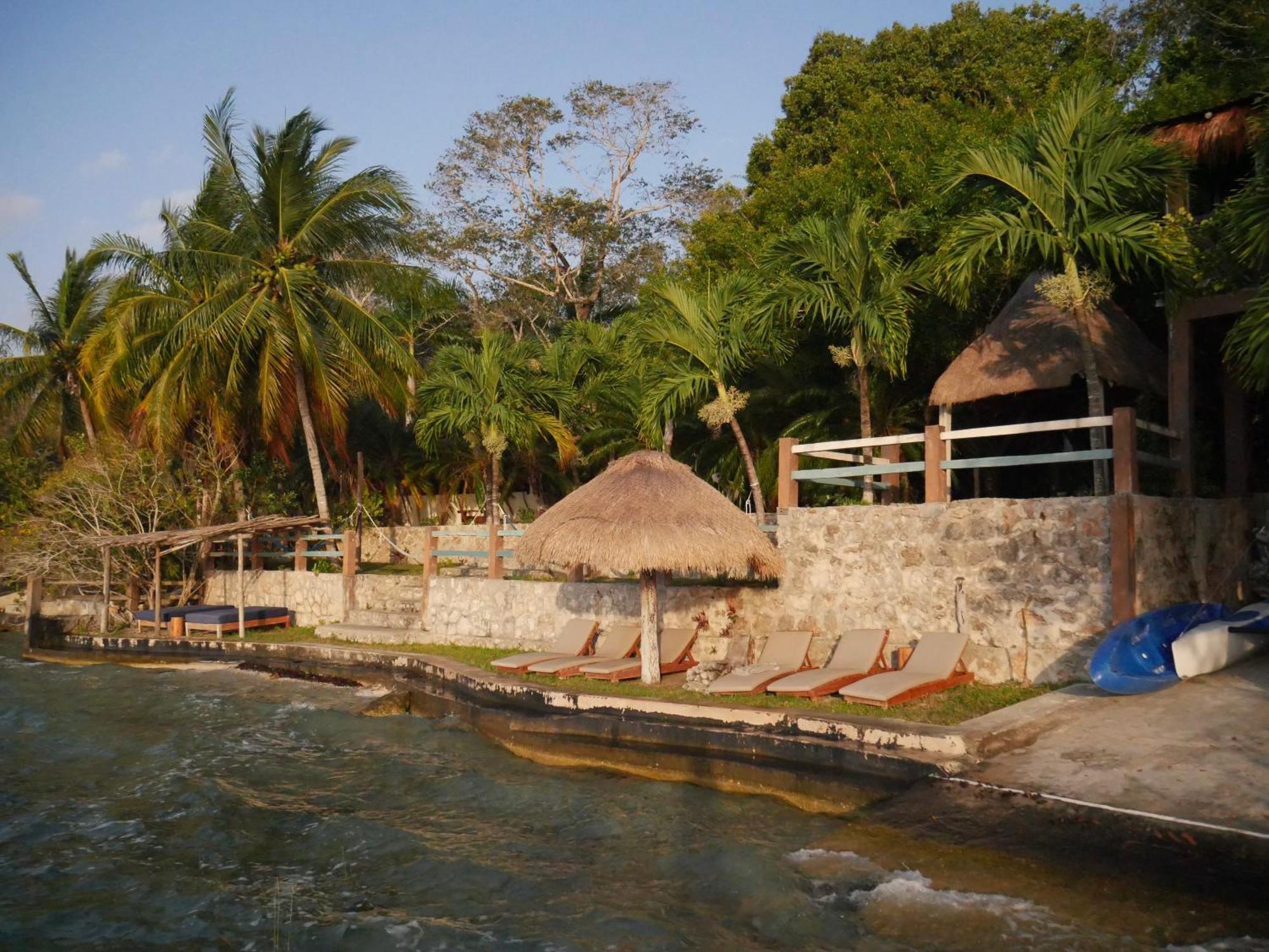 Villa Santuario Lake Front Oasis Bacalar Exterior foto