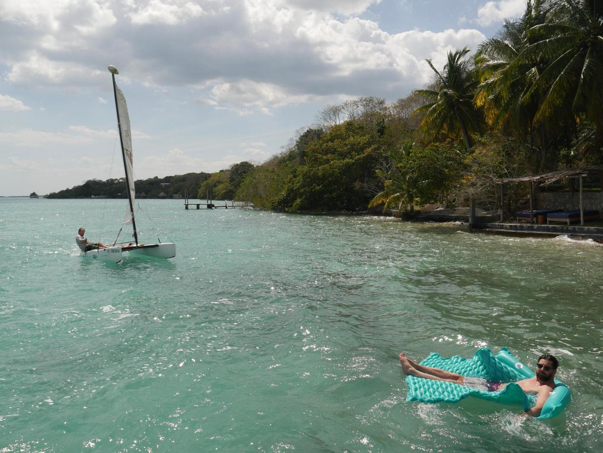 Villa Santuario Lake Front Oasis Bacalar Exterior foto