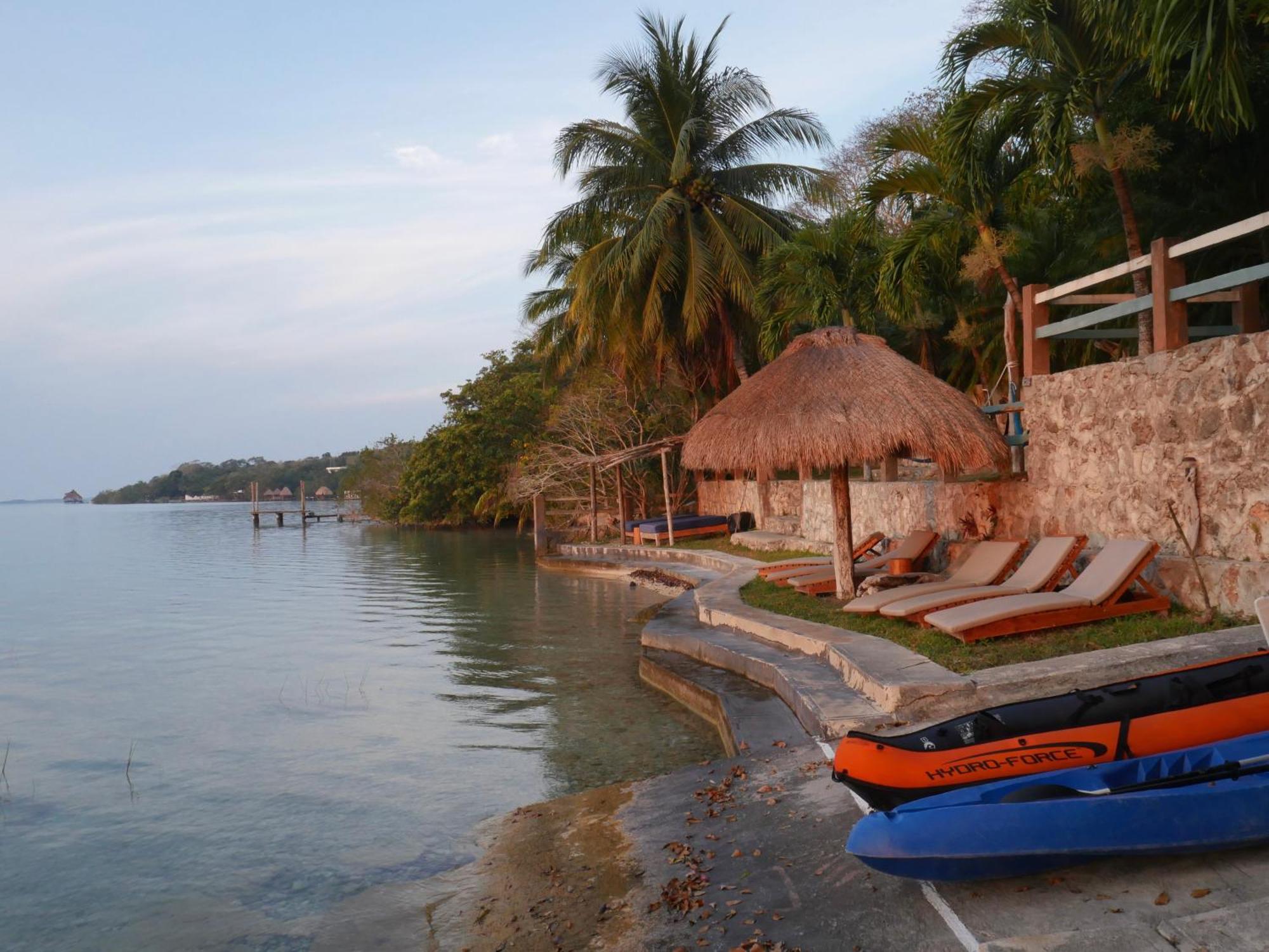 Villa Santuario Lake Front Oasis Bacalar Exterior foto